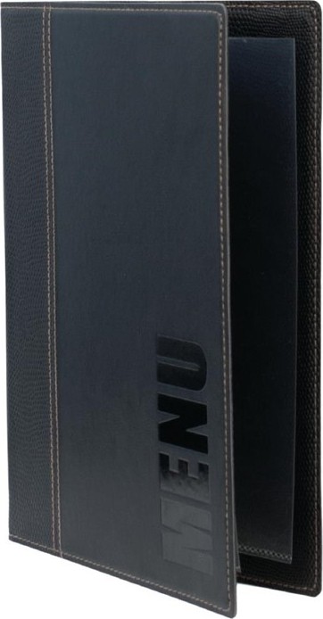 Securit Contemporary Menu Covers and Storage Box A4 Black (Pack of 20) 