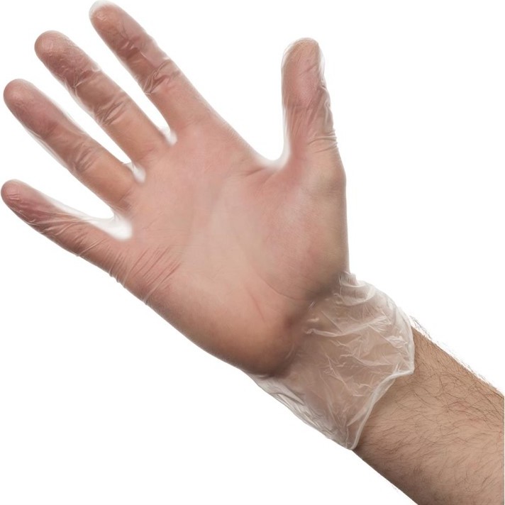  Vogue Powder-Free Vinyl Gloves L (Pack of 100) 