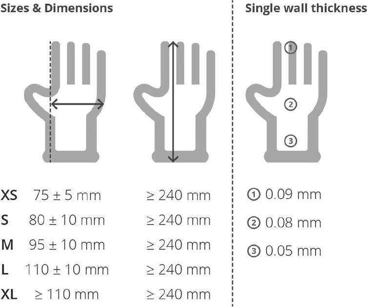  Gastronoble Powder-Free Nitrile Gloves L (Pack of 100) 