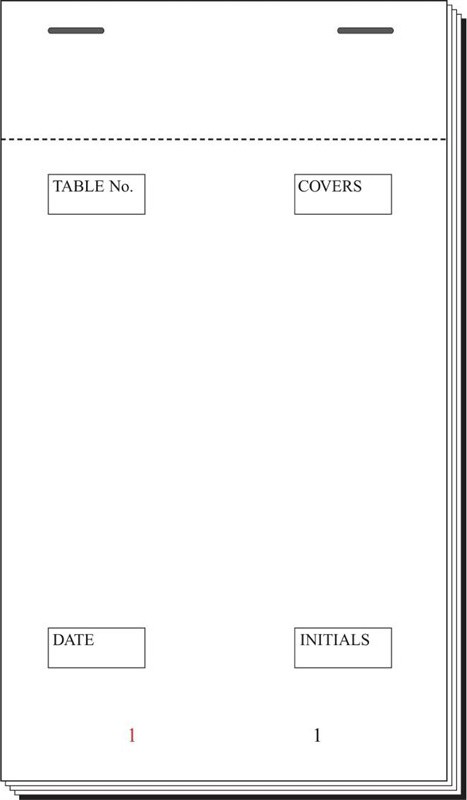  Fiesta Restaurant Waiter Pads Duplicate Large (Pack of 50) 
