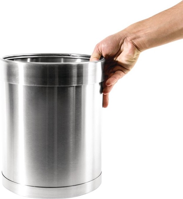  Bolero Stainless Steel Waste Paper Bin 