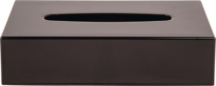  Bolero Black Rectangular Tissue Holder 