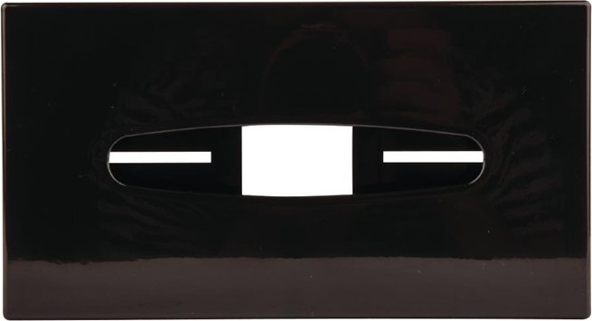  Bolero Black Rectangular Tissue Holder 