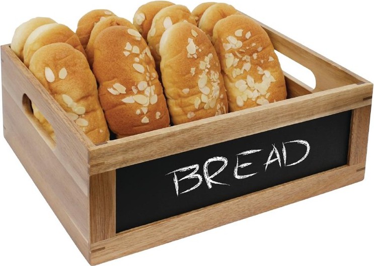  Olympia Bread Crate with Chalkboard 1/2 GN 