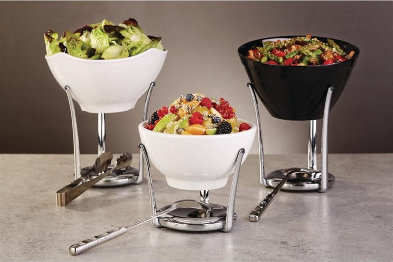  APS Balance Melamine Bowl Black 245mm 