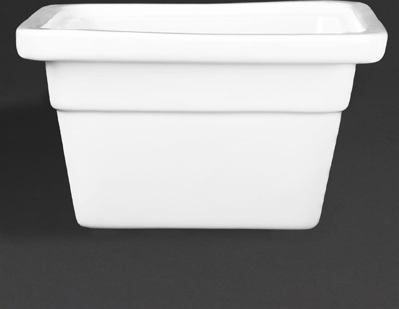  Olympia Whiteware 1/6 One Sixth Size Gastronorm 100mm 