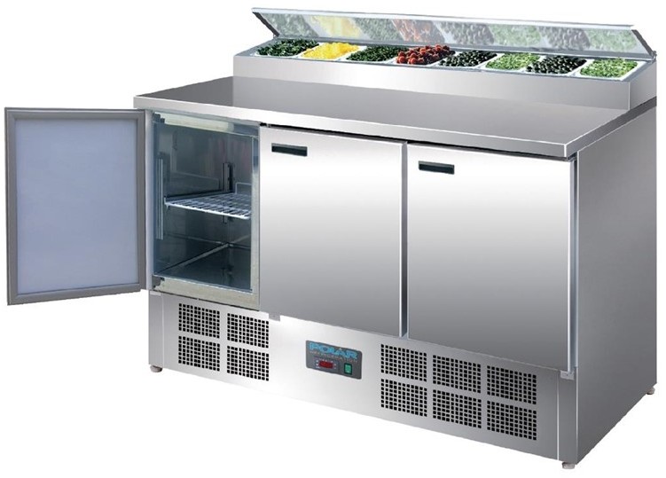  Polar G-Series Pizza Prep Counter Fridge 390Ltr 