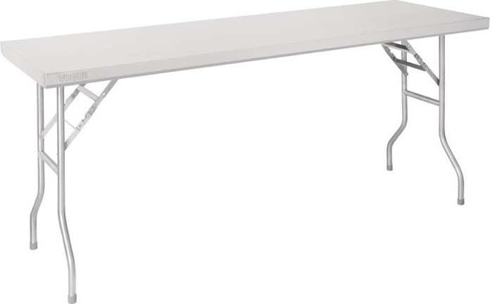  Vogue Stainless Steel Folding Work Table 1830x610x780 