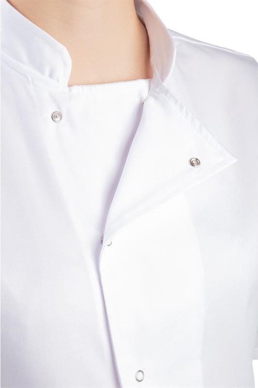  Whites Nevada Black and White Unisex Chefs Jacket 