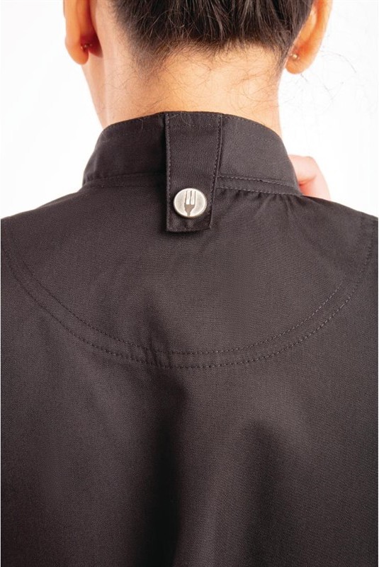  Chef Works Womens Springfield Zip Chefs Jacket Black 