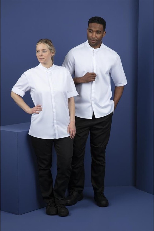  Southside Band Collar Jacket White 