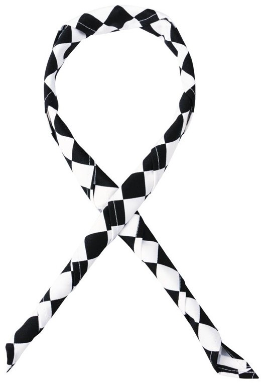  Whites Neckerchief Big Black and White Check 