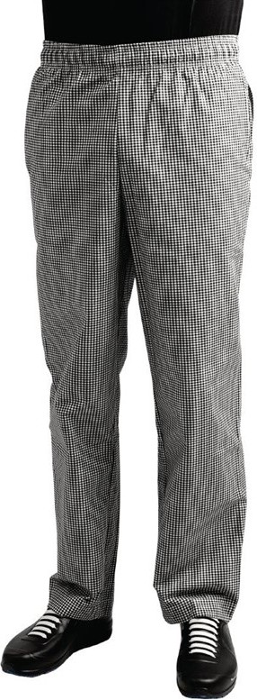  Whites Easyfit Trousers Teflon Black Check 