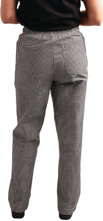  Whites Easyfit Trousers Teflon Black Check 