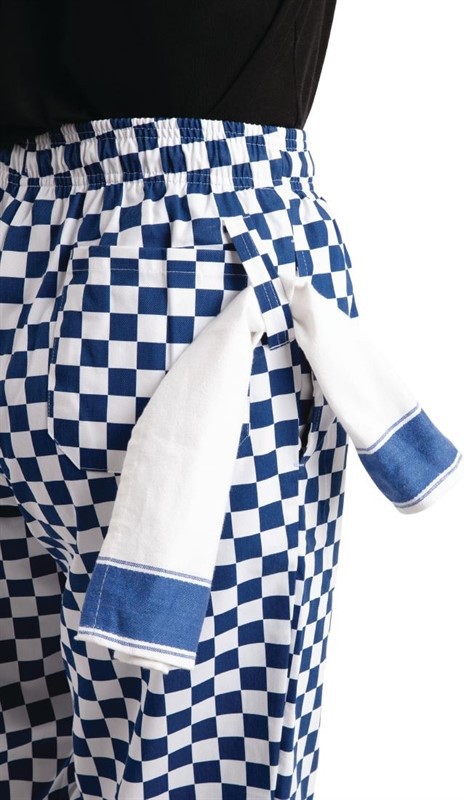  Whites Easyfit Trousers Teflon Big Blue Check 