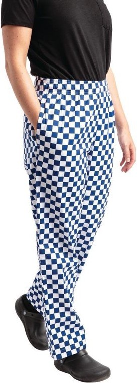  Whites Easyfit Trousers Teflon Big Blue Check 