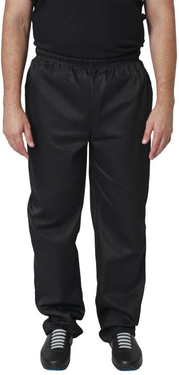  Whites Vegas Chef Trousers Polycotton Black - 