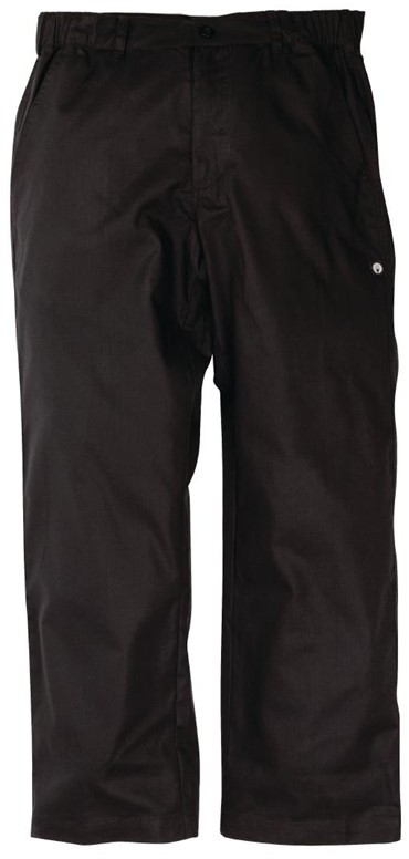  Chef Works Unisex Professional Series Chefs Trousers Black Herringbone 