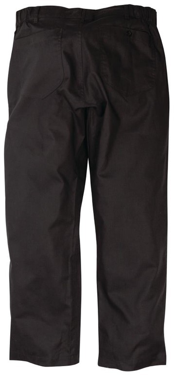 Chef Works Unisex Professional Series Chefs Trousers Black Herringbone 