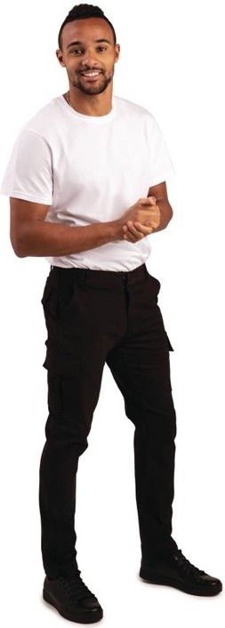  Gastronoble Stretch Slim Combat Trousers Black 