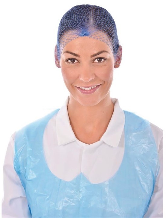  Gastronoble Hair Net Light Blue (Pack of 50) 