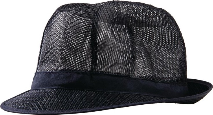  Gastronoble Trilby Hat with Snood Navy Blue 