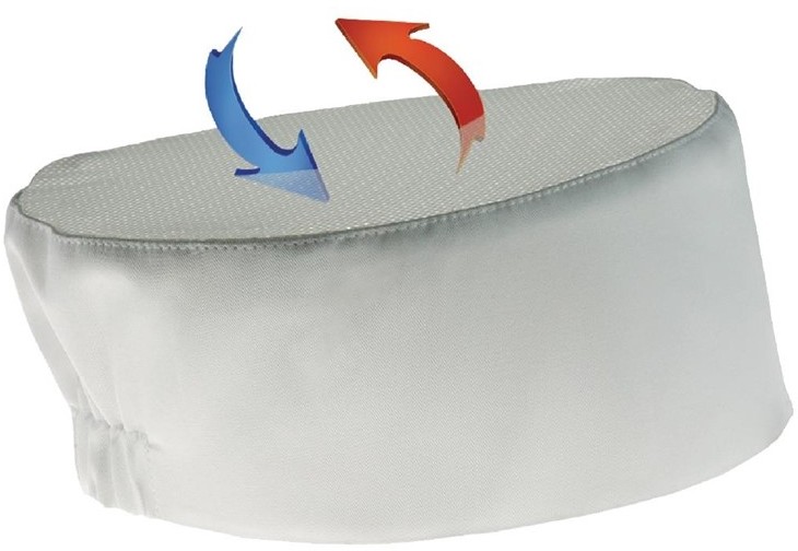  Chef Works Cool Vent Beanie White 