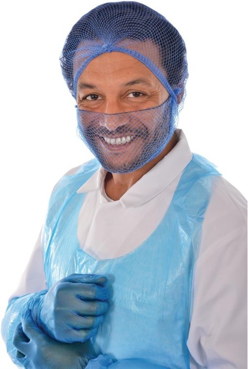  Lion Haircare Beard Snood Light Blue (Pack of 50) 