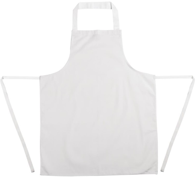  Whites Bib Apron Polycotton White 