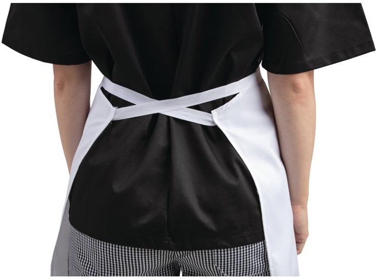 Whites Bib Apron Polycotton White 