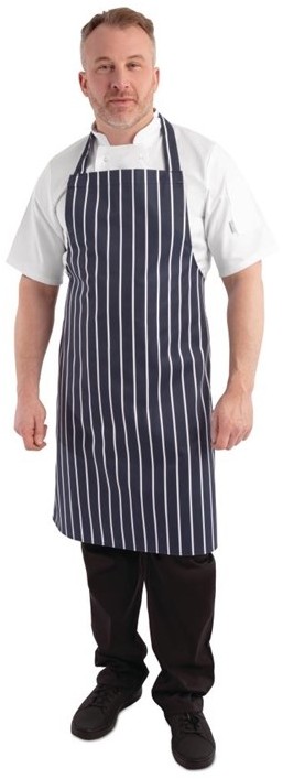  Whites Butchers Apron Stripe Blue 