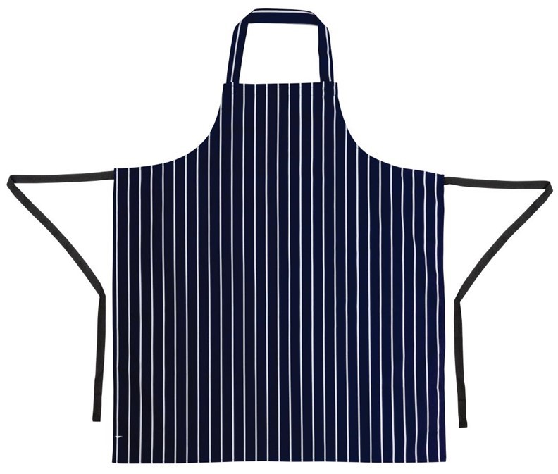  Whites Butchers Apron Stripe Blue 