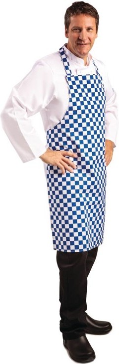  Whites Bib Apron Blue And White Check 