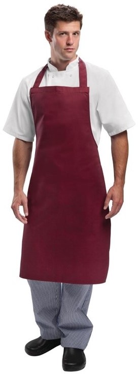  Whites Bib Apron Burgundy 