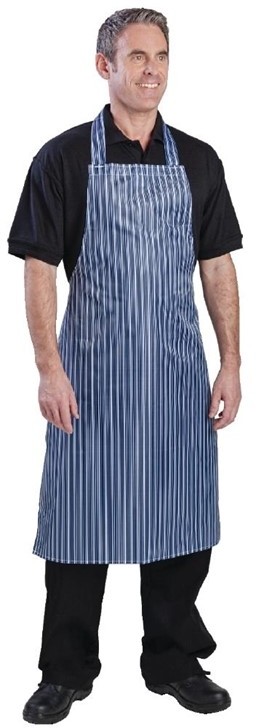  Whites Waterproof Bib Apron Blue and White 