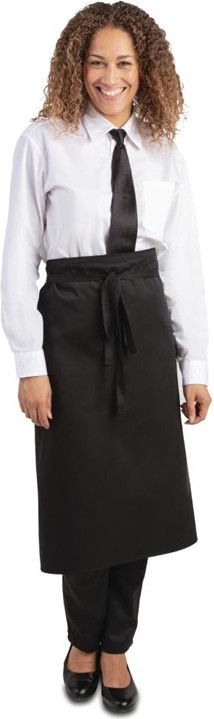  Whites Regular Waist Apron Black 