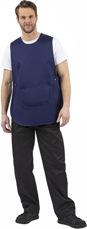 Whites Tabard With Pocket Navy Blue 