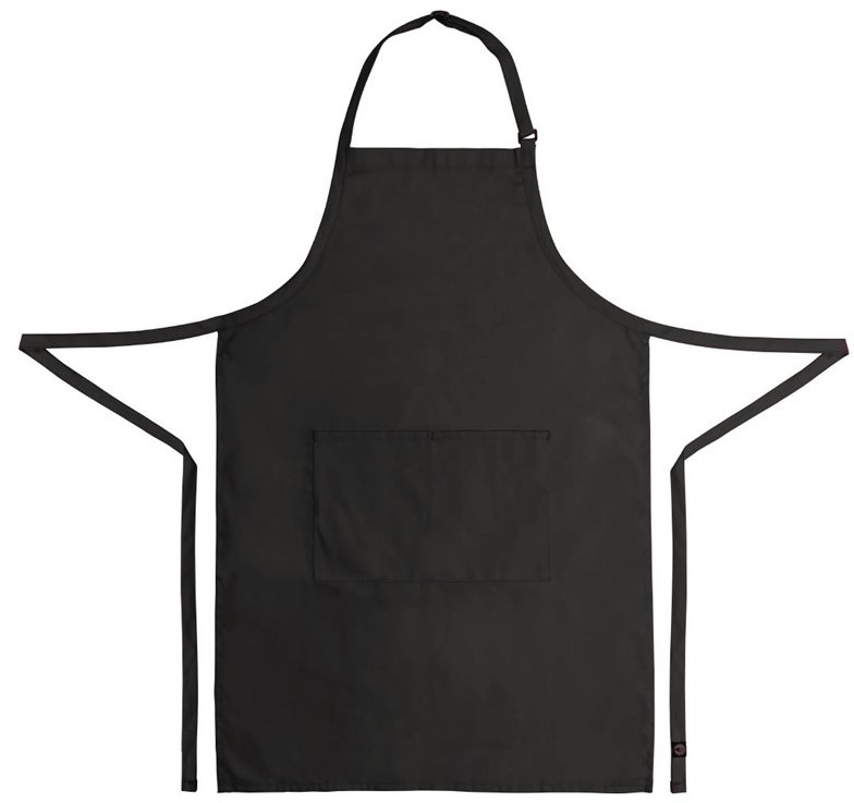  Chef Works Bib Apron Black 