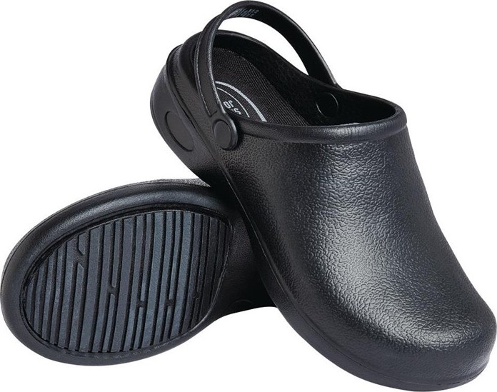  Slipbuster Chefs Clog Black 
