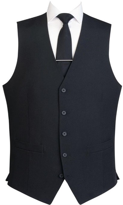  Gastronoble Mens Black Waistcoat - 