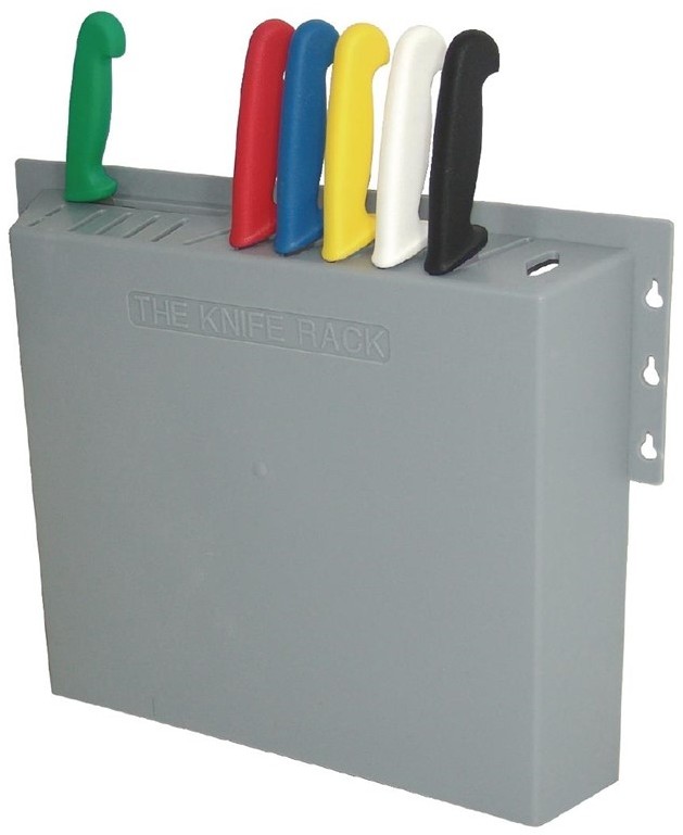  Gastronoble Hygiplas Plastic Knife Wall Rack 14 Slots 