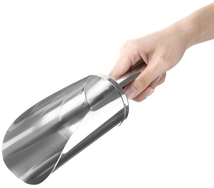  Vogue Stainless Steel Scoop 1Ltr 