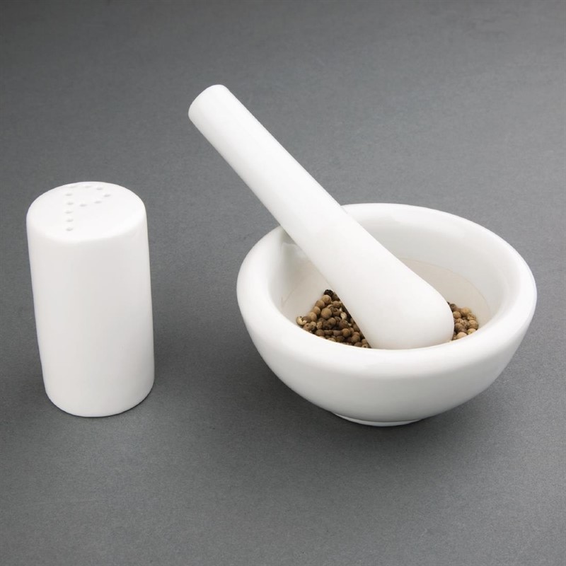  Vogue Porcelain Pestle and Mortar 