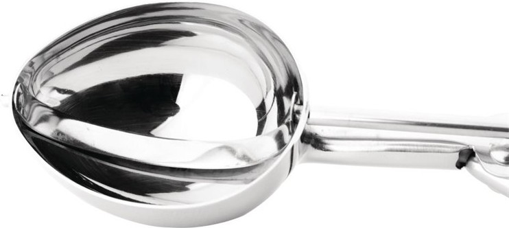  Vogue Stainless Steel Oval Portioner Size 30 