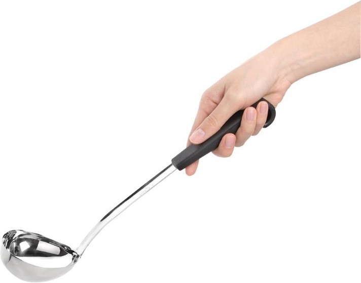  Vogue Black Handled Ladle 340mm 
