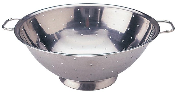  Vogue Stainless Steel Colander 12" 