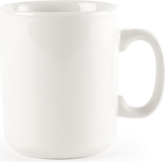  Churchill Plain Whiteware Windsor Mugs 284ml (Pack of 36) 