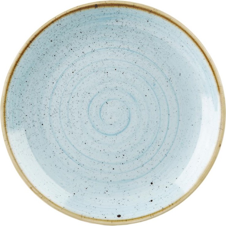  Churchill Stonecast Round Coupe Plate Duck Egg Blue 200mm (Pack of 12) 