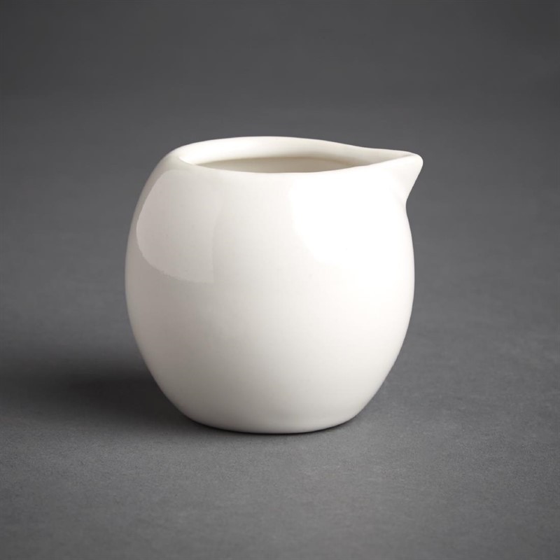  Olympia Cafe Milk Jug White 70ml (Pack of 6) 