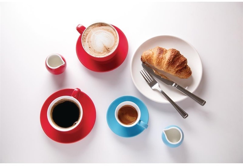  Olympia Cafe Espresso Cups Red 100ml (Pack of 12) 